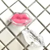 Conteneur de rouge à lèvres élégant en forme de lèvre transparente 5G, sous-boîte de baume à lèvres bricolage, étui vide de poudre de fard à paupières F2210 Qvnid