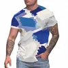 Herren-T-Shirts, Sommer, Urlaub, Tourismus, Strand, Modetrend, Freizeit, 3D-Digitaldruck, Kurzarm-Shirt