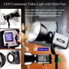 wholesale Ninja200 LED Kit d'éclairage bicolore à lumière vidéo continue Dimmable COBLED Studio Lights pour l'enregistrement vidéo de photographie