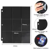 Notepads 900 Pockets Trading Card Sleeves Binder Baseball Fit for 3 Ring Holder Protector 230703