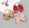 Accessoires pour cheveux enfants né en mousseline de soie Floral bandeau serre-tête filles Mini nœud papillon bébé chapeaux tout-petits FD45