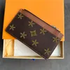 2023New style M30271 fashion Womens Coin Purses cowhide COIN card holders Designer Business card mini Wallet men Brown flower bag purse Key Wallets Credit card slots