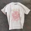 グラフィック Tシャツ Tシャツ ピンク Young Thug Speder プリント クモの巣パターン コットン H2Y スタイル半袖トップ Tシャツ ヒップホップ サイズ S-XL