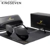 Lunettes de soleil KINGSEVEN Design Aviation alliage cadre HD lunettes de soleil polarisées pour hommes UV400 Z230704