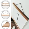 Cornice magnetica fai da te in legno, cornice per poster, teak, pino, ganci per foto, kit per appendere foto, stampe su tela, poster, scorrimento, grafica, supporto per stampe