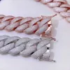 Designer Jewelry stijlvol nieuw design 28 mm dikke zware vvs moissanite diamanten Miami Cubaanse armband iced out
