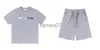 メンズ Tシャツトラップスターロンドン tシャツ胸ホワイトブルーカラータオル刺繍メンズシャツとショーツ高品質カジュアルストリートシャツ英国ファッションふすま J230704