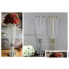 Other Festive Party Supplies Wedding Centerpieces Table Decoration Props Tall Upscale Crystal Bead Curtain Cited Candlestick Welco Dhmwj