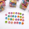 Hair Accessories 36pcs/box Girls Candy Colors Butterfly Fruit Cartoon Clip Claw Kids Small Hairclip Baby Mini Crown Crab Grip