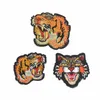 15pcs Tiger Head Applique Embroidered Patches iron On Patch Lace Motifs Decorated324k