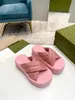 2023 Flip-Flops Frauen Designer Hausschuhe Echtes Leder Clip Füße Flip-Stil Europäische R-Linien Schuhe Luxus Mode 35-41