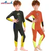 Wetsuits Drysuits Boys Kids 2.5mm Wetsuit Diving Suit Teenage Wet Suit Swommong Suit Bathing Suits Swimsuits HKD230704