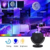 Lights Wi -Fi Bluetooth Led Moon Galaxy Proctor Starry Sky Night USB Music Nebula Star Light для спальни атмосфера настольная лампа HKD230704