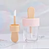 Rose brillant à lèvres teinte Tubes en plastique bricolage vide maquillage grand brillant à lèvres liquide rouge à lèvres étui beauté emballage F2286 Fquwr