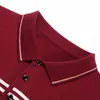 Herren-Polohemden, hochwertige, modische Herren-Poloshirts mit lässigem Revers, schmaler Passform und langen Ärmeln, atmungsaktive Wollstrick-Soft-Business-Tops 230704