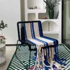 Modern Nordic Ins Woven Sofa Chair - Single Iron Art Lazy Lawn Chair for Garden, Balcony, Patio - Stylish and Comfortable Chaise De Jardin