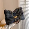 Lady Evening Bags Black Net Red Large Bag Popular Population Fashion Wersatile Messenger Chainse Wills 230704