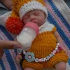 Poupées 7" Micro Preemie Full Body Silicone Baby Doll Boy "Theo" Girl "Sarah" Lifelike Reborn Doll Surprice Children Anti-Stress 230703