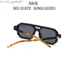 Sunglasses Sunglasses Retro Fashion Glasses Square Sunglasses For Men Blue Light Blocking Shades Sunglasse Vintage V Decorativos Sol Z230705