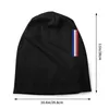 Bérets Drapeau De La France Fin Skullies Bonnets Chapeau Français Goth Ski Hommes Femmes Casquette Automne Hiver Bonnet À Double Usage Tricoté