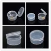 Groothandel Clear Round Boxed Coin Holder plastic Capsules Coin Box Vitrines Pill Cases snelle verzending F2017368 Blook