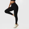 Pantaloni attivi Leggings sportivi a vita alta senza cuciture a costine da yoga Pantaloncini atletici per la corsa all'aperto Ciclismo