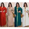 Roupas étnicas MD 2021 Ramadan Dubai Abayas Para Mulheres Caftan Marocain Turquia Moda Muçulmana Vestidos com Capuz Jalabiya Islâmico Kimon324z