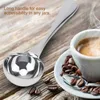 Strumenti di misurazione Cucchiaio dosatore multifunzione Misurino da caffè in acciaio inox Manico lungo Cucchiaio da tavola Strumenti di misurazione R230704