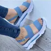 Skor kilar strand utomhus kvinnor sommar punk mode sandaler kil kvinnlig plattform spänne strap street sandalias de mujer 230703 989
