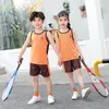 Clothing Sets 2PCS Sports Children's Sets Quick Drying Sportswear Basketball Clothes Breathable Kids Summer Cloth T-shirt Clothing Boys Girls 230703