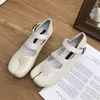 Bailamos Design Dress Brand Split toe Flats Tabi Ninja Low Heels Lightweight Platform Casual Shoes Women Chunky loafers e0c1