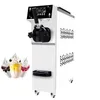 LINBOSS Commercial Soft Ice Cream Machine For Cold Drink Shops Stainless Steel Sweet Cone Makers No clean for 7 days