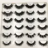 Faux Cils RED SIREN Mink Lashes Vente en gros 51050 paires Fluffy Real Vison Hair Natural Eyelashes Vente en gros Court Wispy Mink Eyelashes Bulk 230703