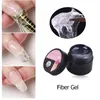 False Nails MSHARE 250g Fiber Gel Nail Extension Fiberglass Clear White Pink 230703