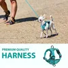 Dog Collars Benepaw Comfortable No Pull Harnesses Pet Leash Set Breathable Adjustable Reflective Choke Free Vest Harness Puppy