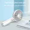 Diğer Ev Bahçesi Taşınabilir Elde Taşınabilir Fan USB Şarj Edilebilir Pil Ayarlanabilir Üç Blok Rüzgar Hızı Soğutma Masası Açık Mekan Seyahat Magic 230703