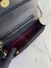 Top Designer portafogli borsa a tracolla Borsa a tracolla moda donna Lussi in vera pelle con numero di serie Borse con scatola originale