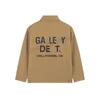 Mens Jacket Designer Galleries Fashion Spring Autumn Coat Long Sleeve Letter Print Depts High Street Luxury Women Leisure Unisex Topps Size S-XL