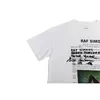 T-shirt da uomo RAF SIMONS Stampa Girocollo in cotone T-shirt a maniche corte da uomo e da donna S-XL 230703