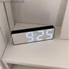 Desk Table Clocks Desk Table Clocks Smart LED Clock Bedside Digital Alarm Clocks Desktop Table Electronic Desk Watch Snooze Funtion USB Wake Up Z230704