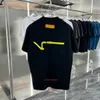 Męskie koszulki designerskie luksurymen i damska bluza 3D nadrukowane miłośnicy okrągły bawełniane litery Haftowe T-shirty z krótkim rękawem 47Y9