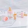 ピンクのリップグロスティントプラスチックチューブ DIY 空のメイクビッグリップグロス液体口紅ケース美容包装 F2286 Gaflm