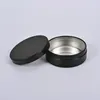 100ml Aluminum Jars black Metal Tin Cosmetic Containers Crafts Aluminum boxs Fast shipping F3370 Vhrha