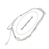 Chains E0BE Clouds Pearl Tassel Necklace Niche Design All-match Ins Cold Wind Simple High-end Bracelet For Women