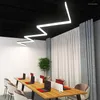 Kolye Lambalar Tasarımcı Restoran Avizesi Basit Modern Nordic Yemek Masa Bar lambası LED Uzun Ofis