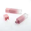 10 ml roze gradiënt lipgloss buizen, lege lippenbalsem fles, lippenstift cosmetische verpakking container snelle verzending F3252 Dqgoh