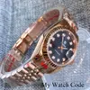 WEWNĄTEK WEJŚCIE NH05 MOVT ROTE GOLD WOME Automatyczne zegarek 26 mm stalowy obudowa szafirowa cyklop Fled Bezel Baton Hand Business Girl S Wristwatch 230703