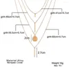 펜던트 목걸이 2023 여성을위한 빈티지 목걸이 패션 멀티 레이어 롱 보호 보석/매력