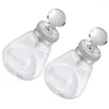 Bouteilles de stockage 2 pièces vide vernis à ongles démaquillant pompe distributeur verre pousser vers le bas presse bouteille 150 ml pour alcool acétone