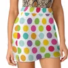 Röcke Mehrfarbig gepunkteter Damenrock mit versteckter Tasche, Tennis, Golf, Badminton, Laufen, Punkt